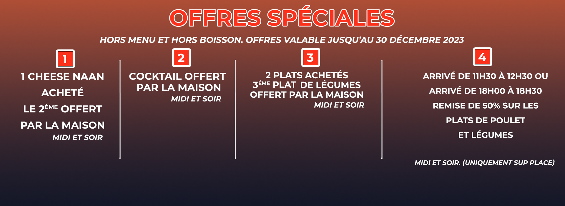 plats indiens à emporter à 77200 Torcy
